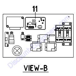 REF #11 - 46950 02908 (46950 02907) A.V.R Assembly Airman SDG13LAX-8E1 Generator
