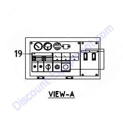 REF #19 - 39178 81440 Plate Monitor Airman SDG13LAX-8E1 Generator