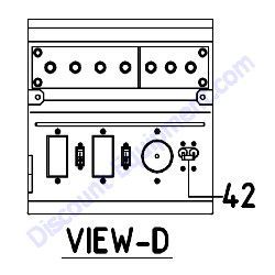 REF #42 - 46120 44400 Circuit Breaker Airman SDG13LAX-8E1 Generator