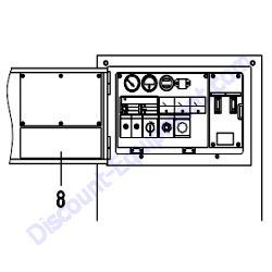 REF #8 - 39178 71520 Plate Start-Stop Airman SDG13LAX-8E1 Generator