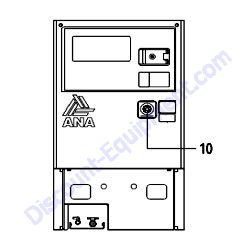 REF #10 - 39178 47610 Plate EMERGENCY STOP Airman SDG13LAX-8E1 Generator