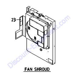 REF #23 - 39176 69500 Plate Caution High Temperature Airman SDG13LAX-8E1 Generator