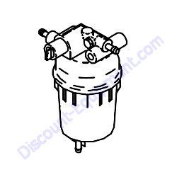 129242-55701 (43550 02900) Sedimenter Airman PDS185S-6C2 Air Compressor