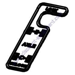 REF #7 - 04431-08 DECAL AXLE LOCK Barreto 1324D-1624D Wheeled Trencher