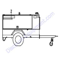 REF #2 - 39178 50420 Plate PDS400S Airman PDS400S-6B1 Air Compressor