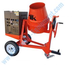 TK CM4-GH5.5 4 Cu. Ft. Concrete Mixer With 5.5HP Honda GX160 Gas Engine Hwy Towable 12" - NLA
