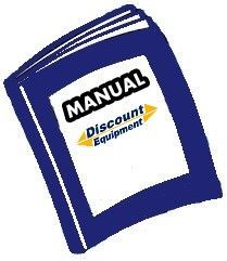 39600 05630 Instruction Book Airman PDS185S-6C1 Air Compressor