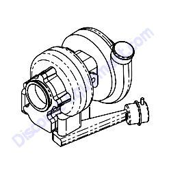 35613 (58010809 PSI) TURBOCHARGER Generac Magnum PSI 8.1L Engine