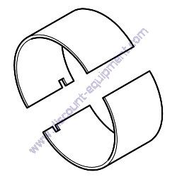 A0000252992 (610091 PSI) BEARING CONNECTING ROD .25 Generac Magnum PSI 8L 8.1L Engines
