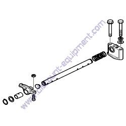 A0000253489 (610135 PSI) ROCKER ARM SHAFT ASSEMBLY Generac Magnum PSI 8L 8.1L Engines**NO LONGER AVAILABLE**