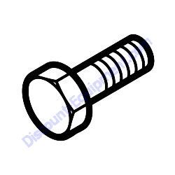 A0000255434 (610370 PSI) BOLT HEX Generac Magnum PSI 14L Engine