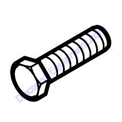 A0000255436 (610372 PSI) BOLT HEX Generac Magnum PSI 14L 18L 22L Engines