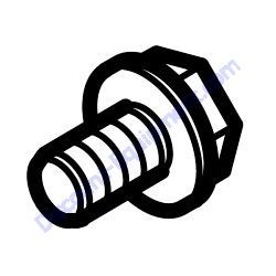 A0000256619 (611042 PSI) BOLT HEX Generac Magnum PSI 14L 18L 22L Engines