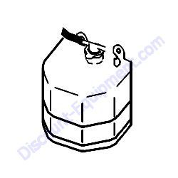 38590 03201 Reserve Tank Assembly Airman PDS375S-6A1 Air Compressor
