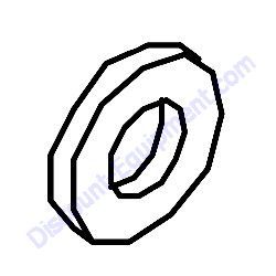 54345 00200 Oil Seal Airman PDS375S-6A1 Air Compressor