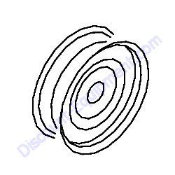 54410 02000 Disc Airman PDS375S-6A1 Air Compressor