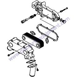 (610198 PSI) OIL COOLER ASSEMBLY Generac Magnum PSI 8L ENGINE