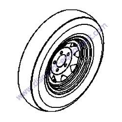 116021GT WHEEL TIRE ASSEMBLY 13" 175/80 LRB Terex RL4000 Light Tower