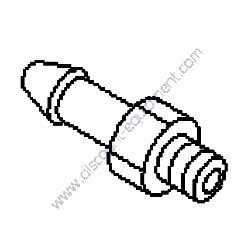 898590GT HOSE FITTING PIPE BAR Terex RL4000 Light Tower