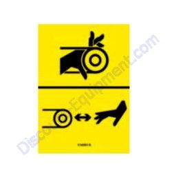 114391GT DECAL WARNING CRUSHING Terex RL4000 Light Tower