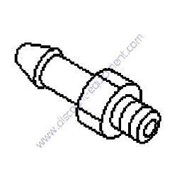 898590GT HOSE FITTING PIPE BAR Terex RL4000 Light Tower