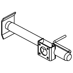 11681 (14223) Jack Sidewind 2000 lbs Snap Ring Mounted Generac Magnum MLT4150 Light Tower