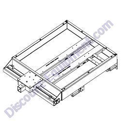 12666B Containment Chassis 60 gal. Black Generac Magnum MLT4150 Light Tower