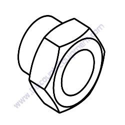 60755 Fitting .750MNPT x .500FNPT Nylon Generac Magnum MLT4150 Light Tower
