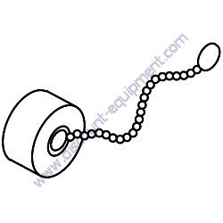 12410 (15404) Receptacle Cap with Chain Generac Magnum MLT4150 Light Tower