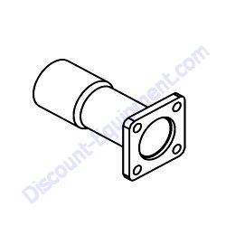 11821B Exhaust Flange Generac Magnum MLT4150 Light Tower