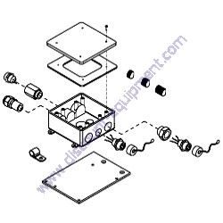 11957SRV Mast Junction Box Assembly Generac Magnum MLT5150 MLT5200 Light Tower