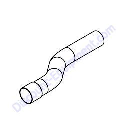 13828 Exhaust Pipe Generac Magnum MLT5150M Light Tower