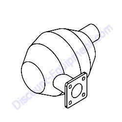 17779 Mitsubishi Muffler S4L (MAC) Generac Magnum MLT5150M Light Tower