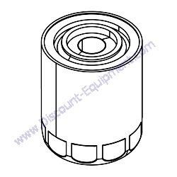 A0000630832 (16691) Mitsubishi Oil Filter Generac Magnum MLT5150M Light Tower
