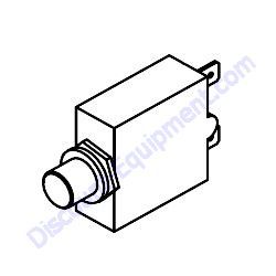 65850 Breaker 10A 240V 1-Pole Push Button Generac Magnum MLT4200IF4 Light Tower