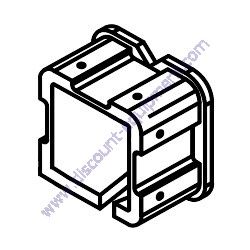 13789 Shim 3x3 Tube Generac Magnum MLT4200IF4 Light Tower