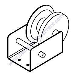 16600 Manual Winch 1500 lbs Generac Magnum MLT4200IF4 Light Tower