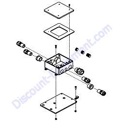 11789SRV Mast Junction Box Assembly Hard Wired Generac Magnum MLT4200IF4 Light Tower