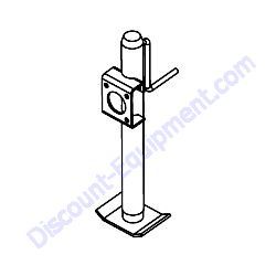 11681 Jack Side Wind 2000 lbs Generac Magnum MLT4200IF4 Light Tower