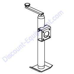 11682 Jack Top Wind 2000 lbs Generac Magnum MLT4200IF4 Light Tower