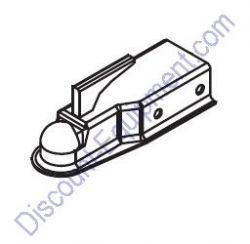 16830 Coupler 2.00 Ball/2.50 Channel Generac Magnum MLT4200IF4 Light Tower