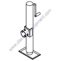 13050 (11978) Side Wind Jack Tube Mount 2000 lb Generac Magnum MLT4200IF4 Light Tower