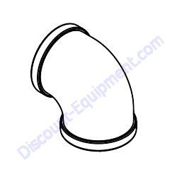 38897 Fitting 2NPT 90 Degrees Schedule 40 Generac Magnum MGG155N2 Gas Generator