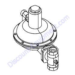 38901 Regulator Gas Fisher CS800IR-4B Generac Magnum MGG155N2 Gas Generator