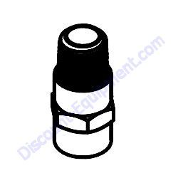 38891 Fitting Coupler .250NPT Brass Generac Magnum MGG155N2 Gas Generator