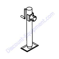 10220 Jack Side Wind Rear Generac Magnum MGG155N2 Gas Generator