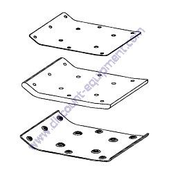 50201013 FOOT PLATE COMPONENTS TK RAM-70H Rammer