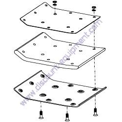 50201009 FOOT ASSEMBLY TK RAM-70H Rammer