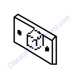 124420GT GROUND ROD STORAGE TUBE Terex AL4 Light Tower