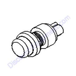 R660010GT SWITCH PUSH-BUTTON WITH BOOT Terex AL4 Light Tower